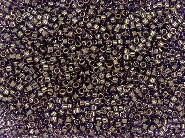 TOHO Treasure 11/0 Lt Tanzanite Gold Luster Seed Bead 2.5-Inch Tube