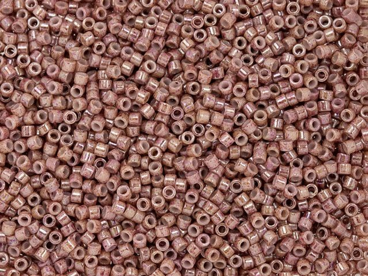 Glass Seed Beads, Opaque Lustered, Round, Bubble Gum Pink, 4mm