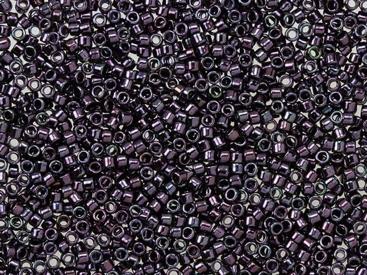 TOHO Treasure 11/0 Metallic Amethyst Gunmetal Seed Bead 2.5-Inch Tube