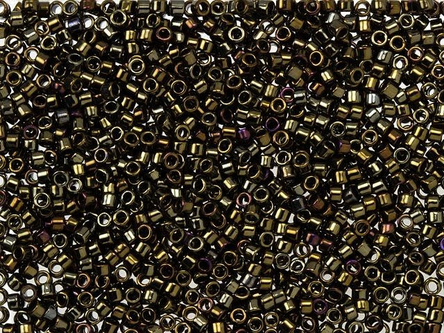 TOHO Treasure 11/0 Metallic Iris Brown Seed Bead 2.5-Inch Tube