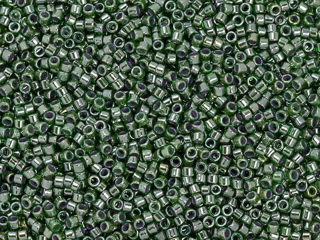 TOHO Treasure 11/0 Olive-Lined Peridot Seed Bead 2.5-Inch Tube