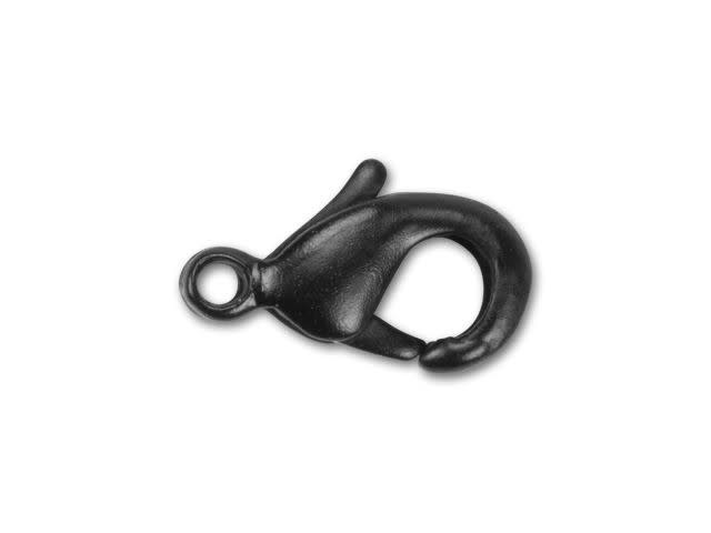9x5mm Matte Black-Plated Trigger Clasp