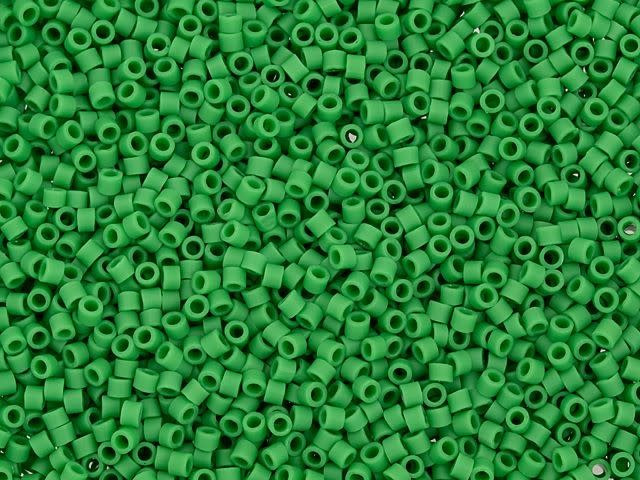 TOHO Treasure 11/0 Opaque Frosted Shamrock Seed Bead 2.5-Inch Tube