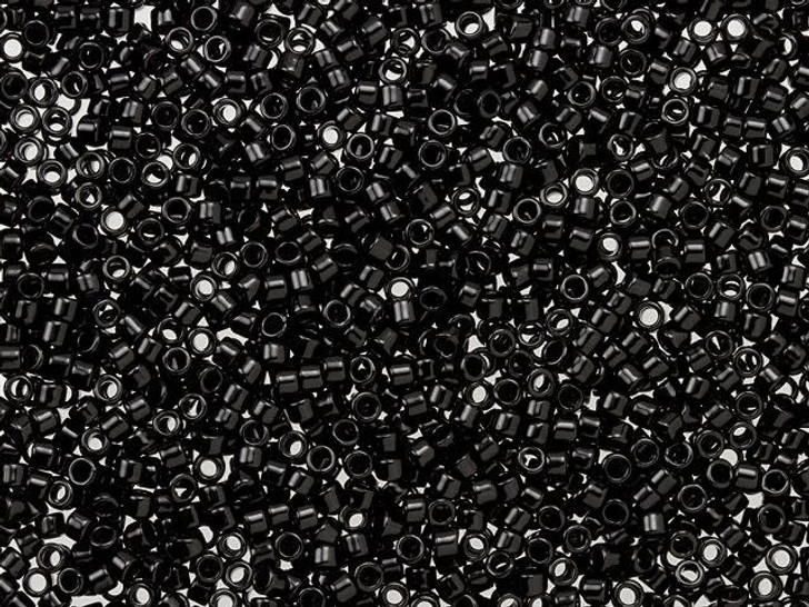 TOHO Treasure 11/0 Opaque Jet Seed Bead 2.5-Inch Tube