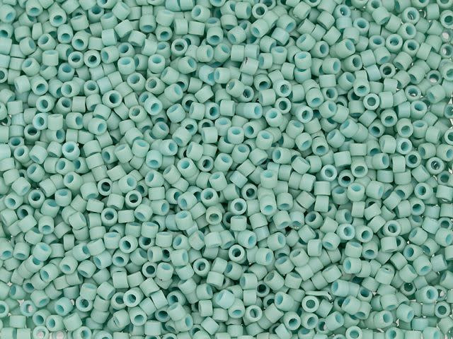 TOHO Treasure 11/0 Opaque Matte Lt Turquoise Seed Bead 2.5-Inch Tube