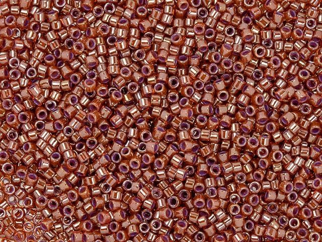 TOHO Treasure 11/0 Orange-Lined Lt Hyacinth Seed Bead 2.5-Inch Tube