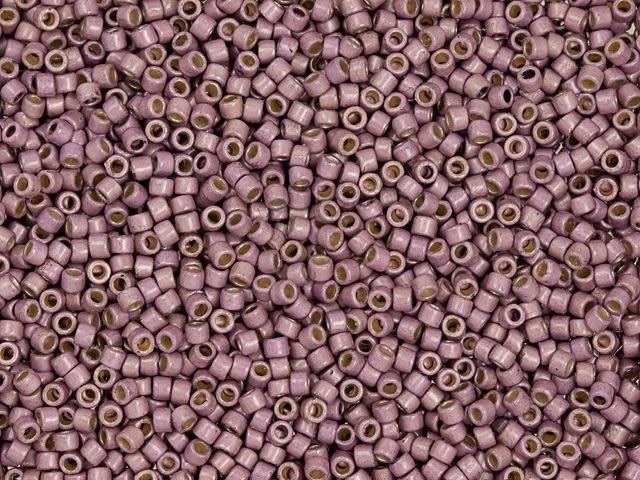 TOHO Treasure 11/0 PermaFinish Galvanized Matte Lavender Seed Bead 2.5-Inch Tube