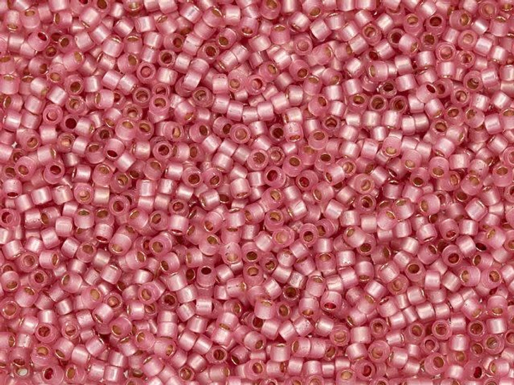 TOHO Treasure 11/0 PermaFinish Translucent Silver-Lined Mauve Seed Bead 2.5-Inch Tube