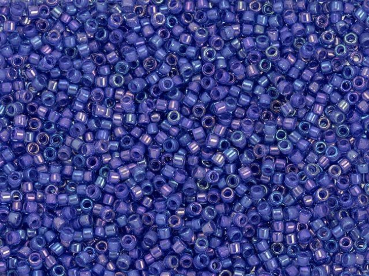 TOHO Treasure 11/0 Purple-Lined Lt Sapphire Seed Bead 2.5-Inch Tube