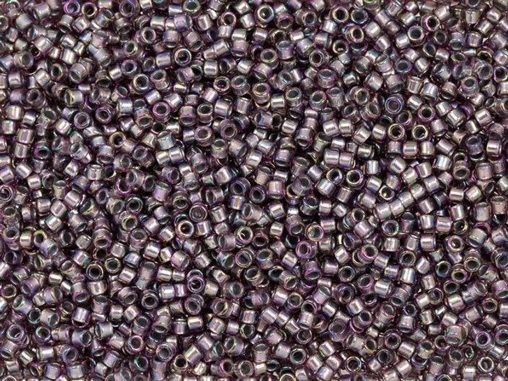 TOHO Treasure 11/0 Silver-Lined Light Amethyst Rainbow Seed Bead 2.5-Inch Tube