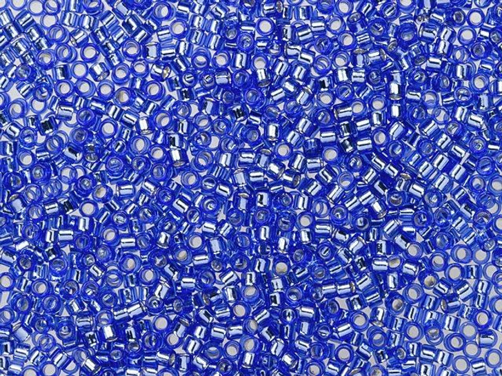 TOHO Treasure 11/0 Silver-Lined Sapphire Seed Bead 2.5-Inch Tube