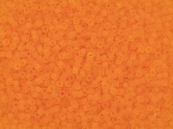 TOHO Treasure 11/0 Transparent Frosted Lt Hyacinth Seed Bead 2.5-Inch Tube