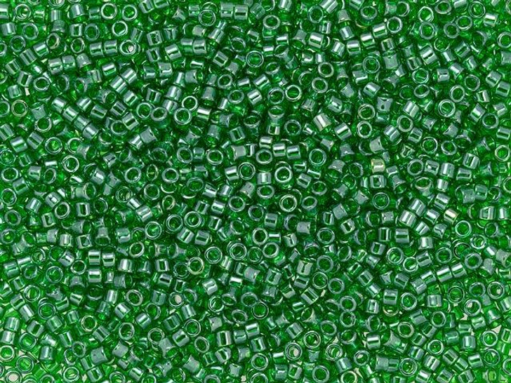TOHO Treasure 11/0 Transparent Grass Green Luster Seed Bead 2.5-Inch Tube