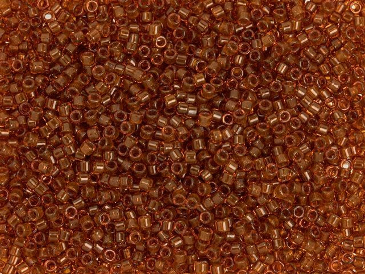 TOHO Treasure 11/0 Transparent Marmalade Seed Bead 2.5-Inch Tube