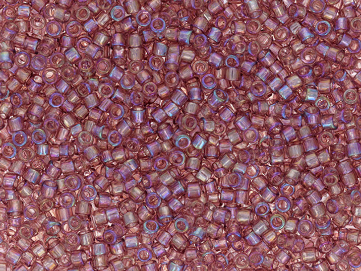 TOHO Treasure 11/0 Transparent Rainbow Light Amethyst Seed Bead 2.5-Inch Tube