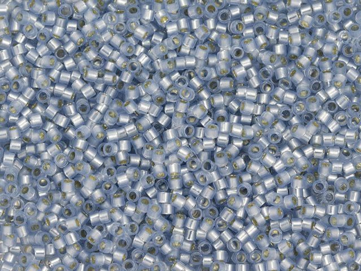 TOHO Treasure 11/0 Transparent Silver-Lined Ice Blue Seed Bead 2.5-Inch Tube