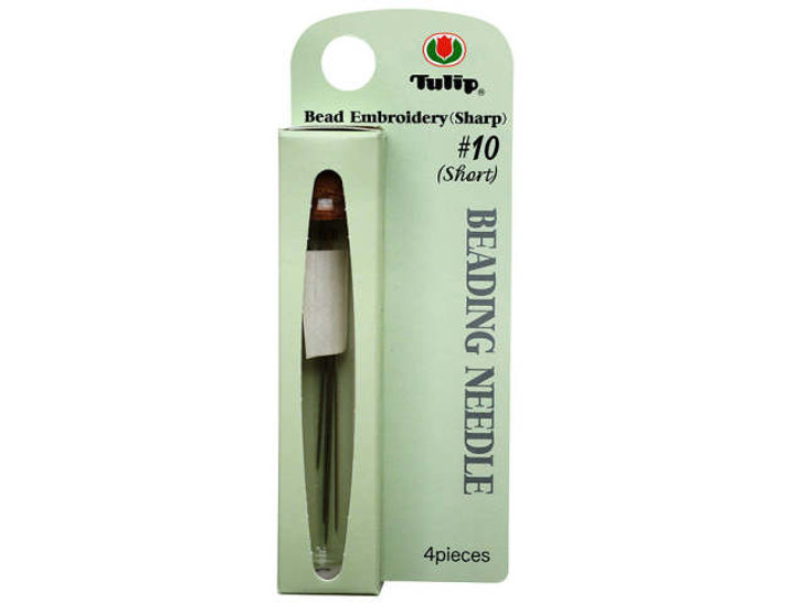 Tulip Bead Embroidery (Sharp) Needle No 10 Short (4 pack)