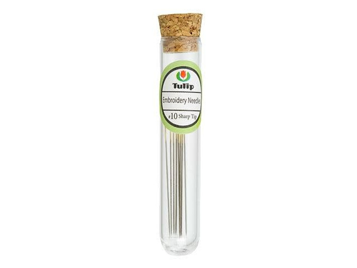 Tulip Embroidery Needles Sharp Tip No 10 (8 pack)