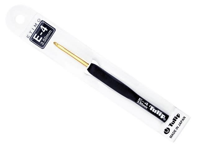 Tulip Etimo Crochet Hook with Cushion Grip Size E-4 (3.50mm)