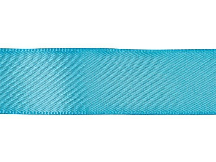 Turquoise - Grosgrain Ribbon Solid Color - ( W: 3/8 Inch