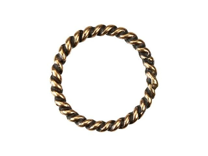 Anna Bronze Antique Bronze 18mm Round Twisted Round Link
