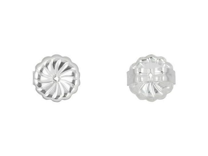 Sterling Silver 7mm Premium Earring Back