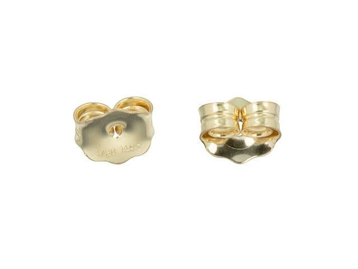 Gold-Filled Earring Back 4.3x5.1mm