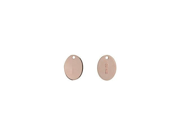 Rose Gold-Filled 7.3 x 5.5mm Oval Quality Tag