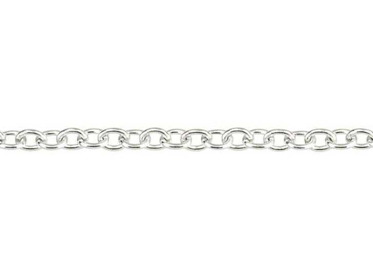 Rolo Chain (1.2mm) with clasp #21 – Sterling Silver | Country Beads