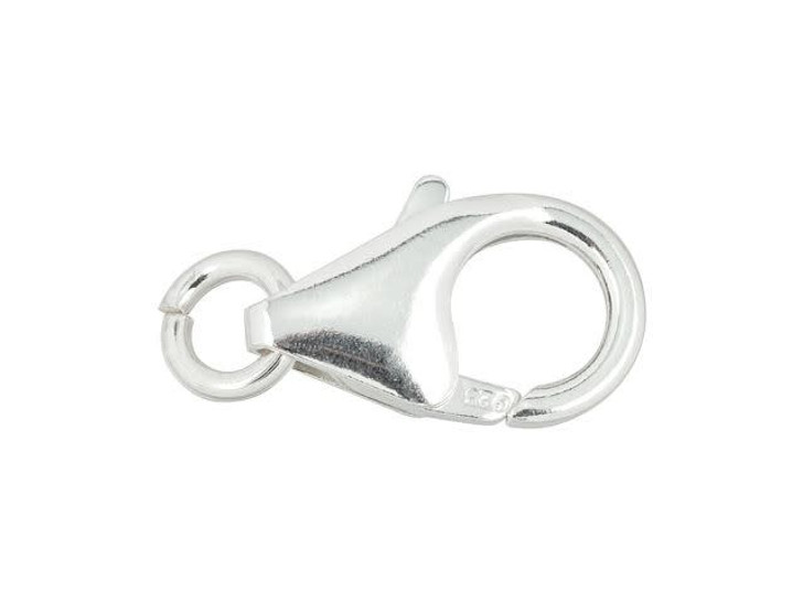 Sterling Silver 15mm Extra Large Trigger Clasp with Ring