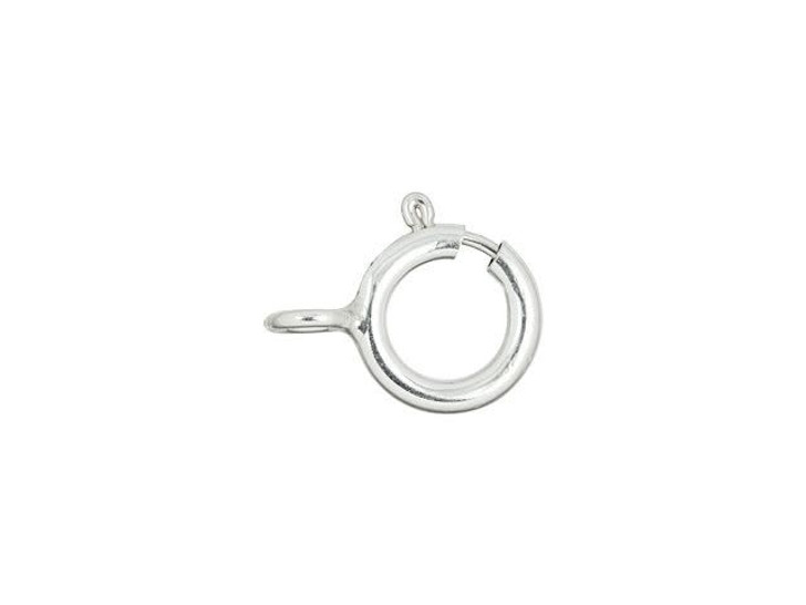 Sterling Silver 5.5mm Lightweight Spring Ring with Closed Ring