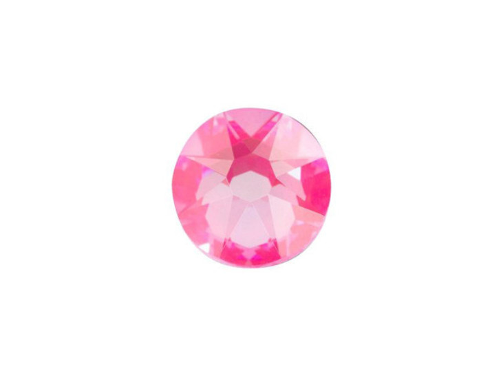 PRESTIGE Crystal Components 2088 SS30 Rose Flatback Crystal Electric Pink LacquerPRO DeLite
