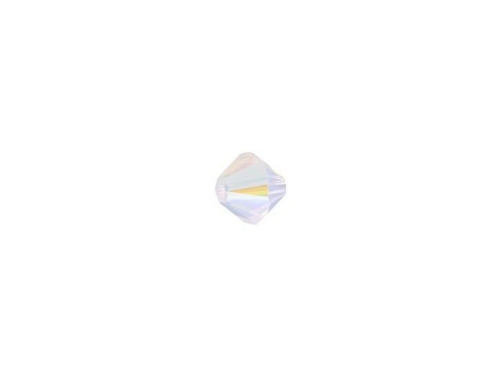 PRESTIGE Crystal Components 5328 4mm Bicone Bead Rose Water Opal Shimmer