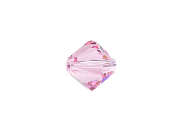 PRESTIGE Crystal Components 5328 8mm Bicone Bead Light Rose
