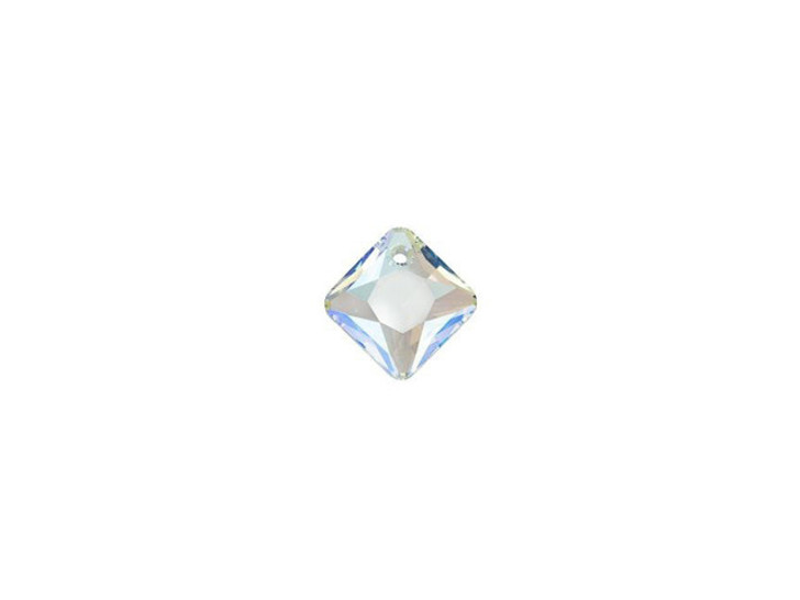 PRESTIGE Crystal Components 6431 9mm Princess Cut Pendant Crystal Shimmer