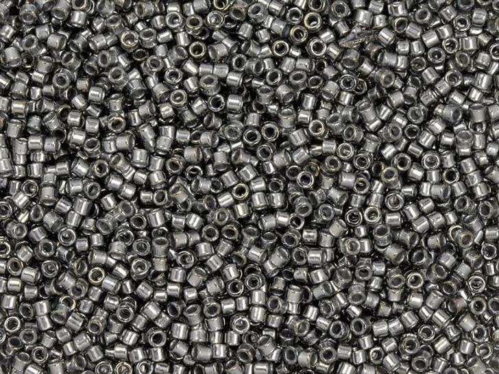 TOHO Treasure 11/0 Silver-Lined Black Diamond Seed Beads, 2.5-Inch Tube