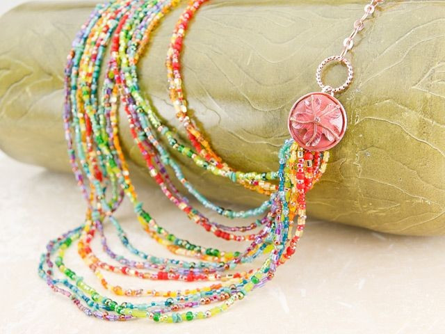 Color Spectrum Necklace Tutorial