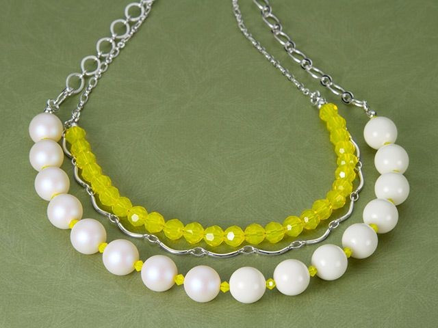 Lemon Sorbet Necklace Tutorial