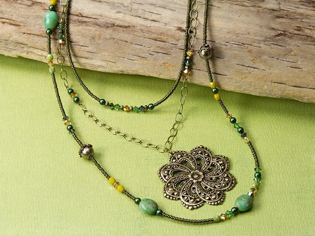 Magical Meadow Necklace Tutorial