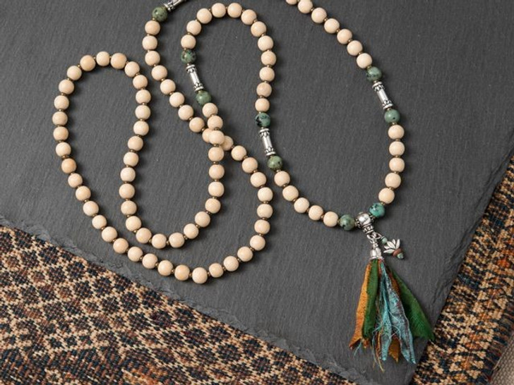 Meditation Mala Necklace Tutorial