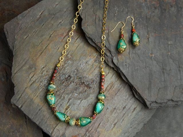 Pharaoh's Palace Necklace Tutorial