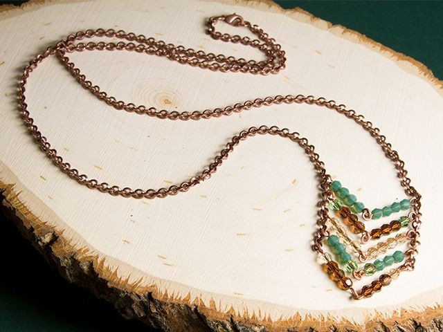 Pine Tree Point Necklace Tutorial