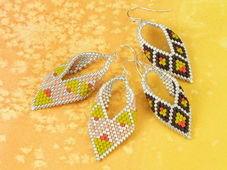 Sunset Chevrons Earrings