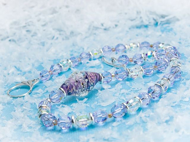 Winter Sunset Necklace Tutorial