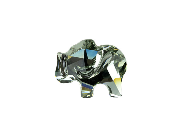 PRESTIGE Crystal Components 2835 18mm Elephant Flatback Black Diamond PRESTIGE Crystal Components 2835 18mm Elephant Flatback Black Diamond