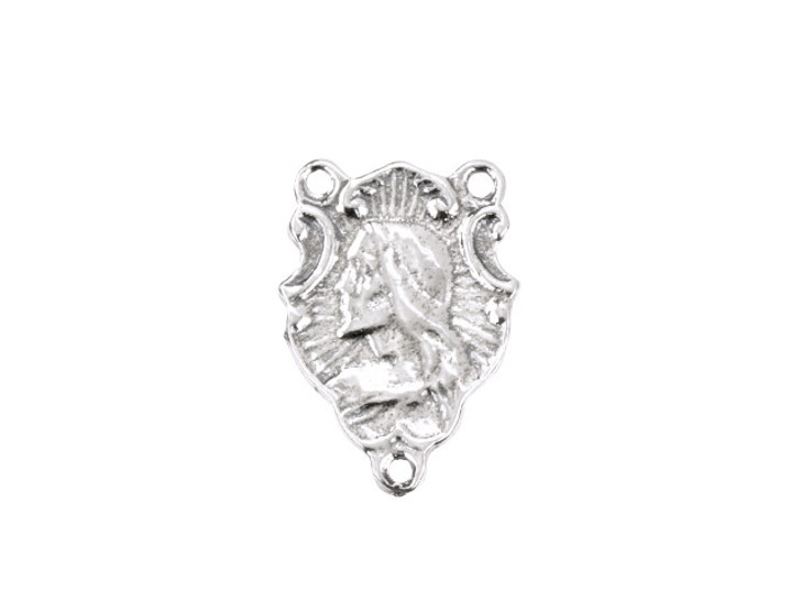 Artbeads Sterling Silver Fancy Rosary Center Charm