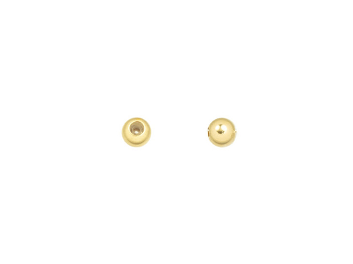 Metallic Gold Silicone Beads