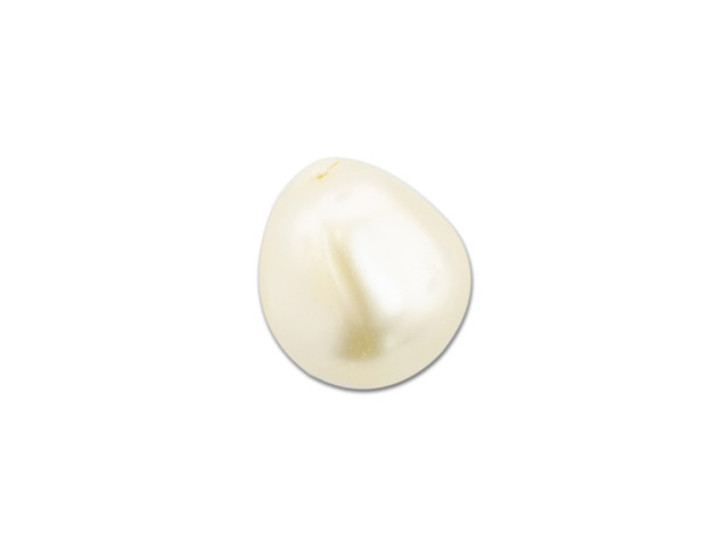 PRESTIGE Crystal Components 5841 12mm Crystal Baroque Round Pearl Cream Bead PRESTIGE Crystal Components 5841 12mm Crystal Baroque Round Pearl Cream Bead