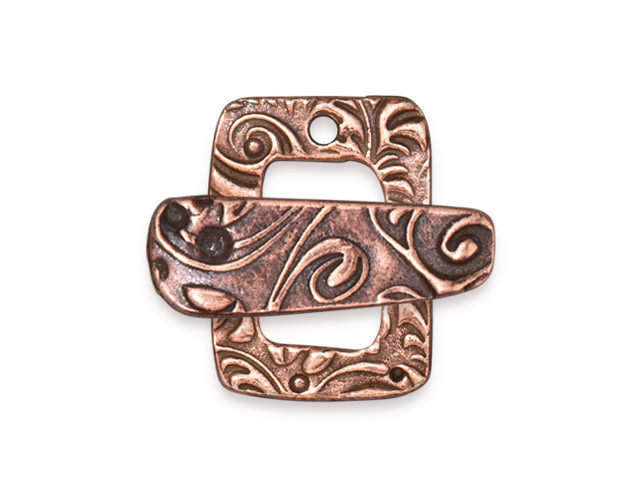 TierraCast Antique Copper-Plated Jardin Toggle Clasp Set