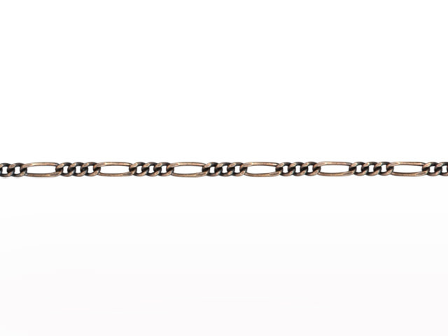 TierraCast Brass Oxide Figaro Chain, 25-Foot Spool